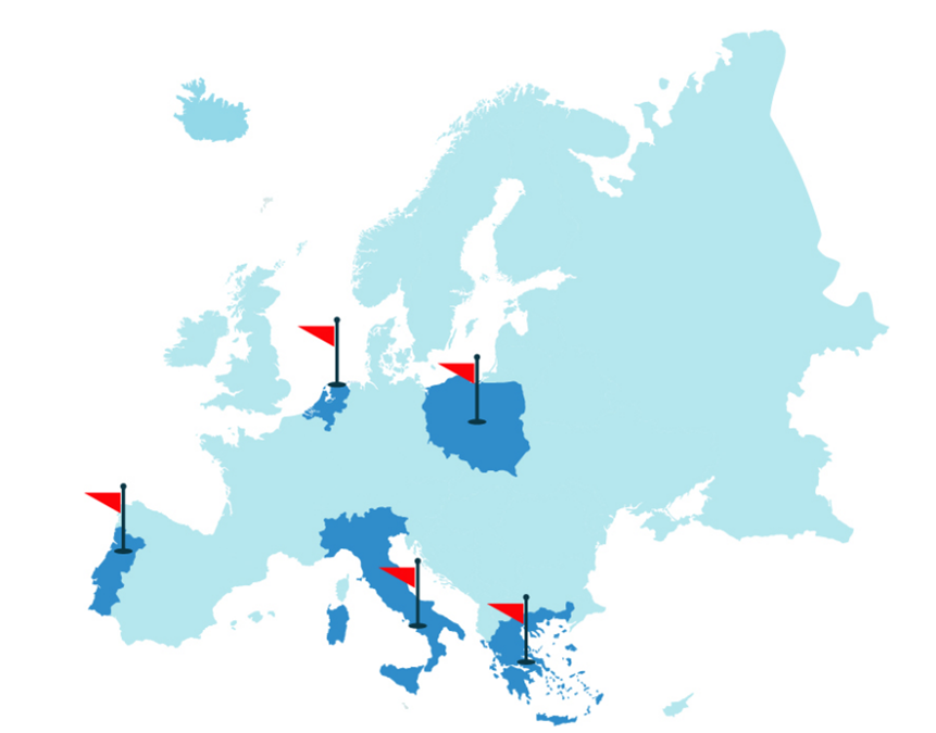 What European regions are involved? Where do they stand in terms of Circular Economy?